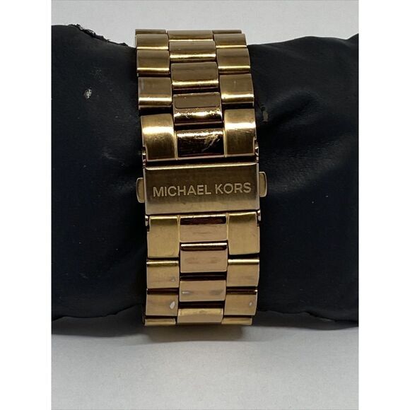 Michael Kors Runway MK8096 Mens Rose Gold Stainless Steel Analog Dial Watch RQ51 - Picture 6 of 12